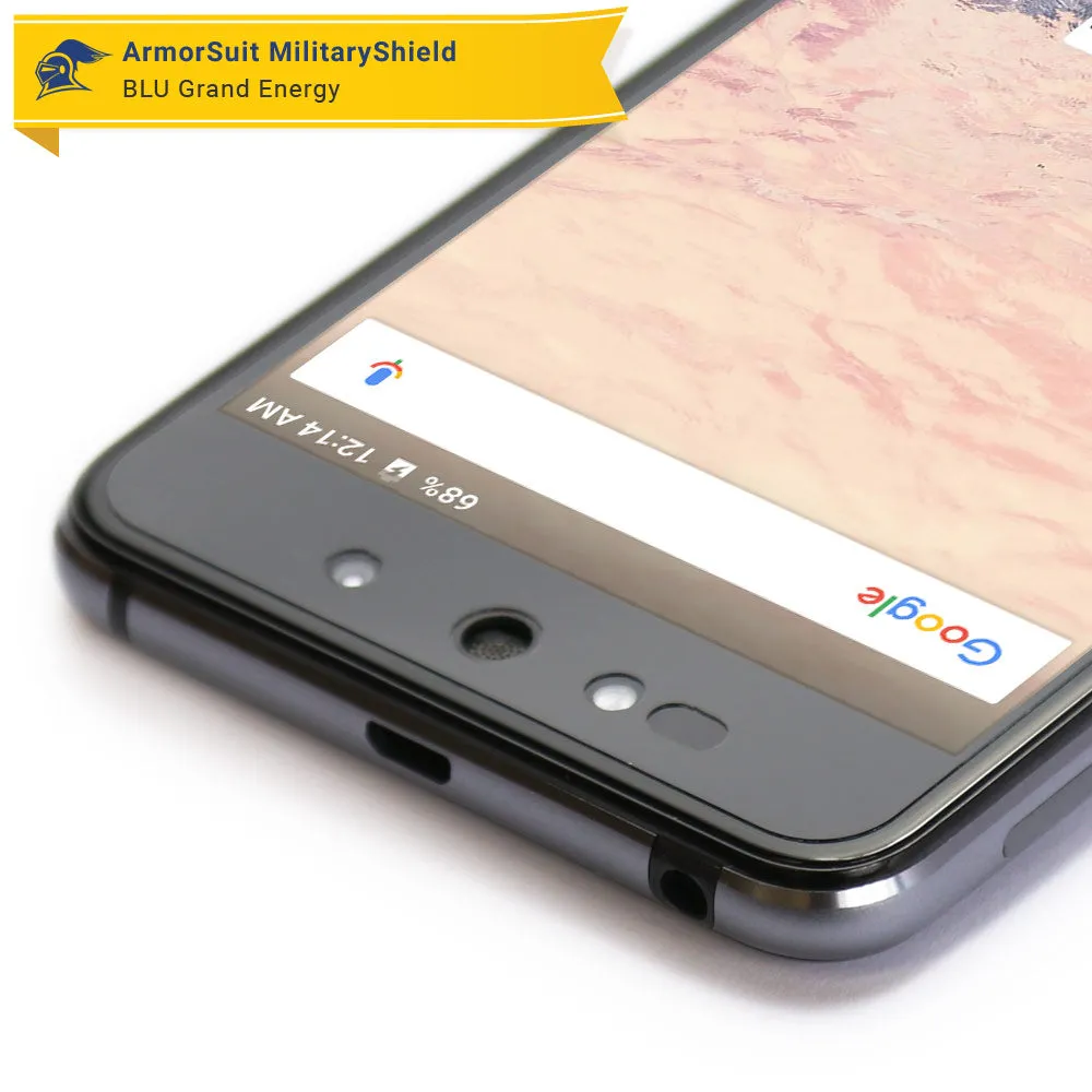 [2-Pack] BLU Grand Energy Matte Case Friendly Screen Protector