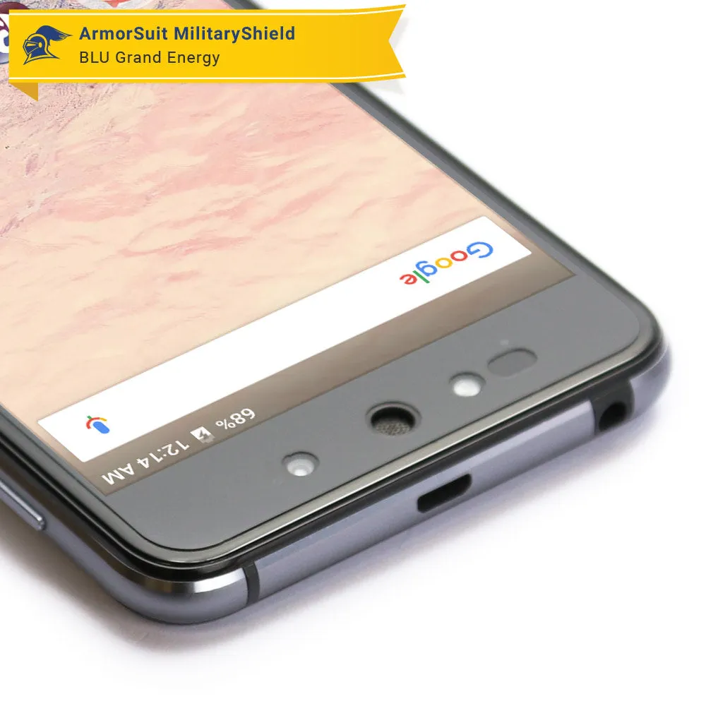 [2-Pack] BLU Grand Energy Matte Case Friendly Screen Protector