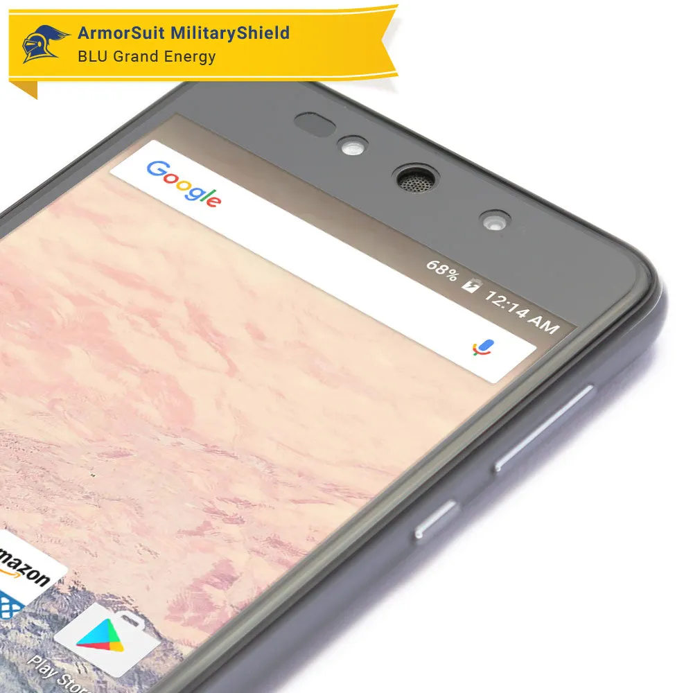 [2-Pack] BLU Grand Energy Matte Case Friendly Screen Protector