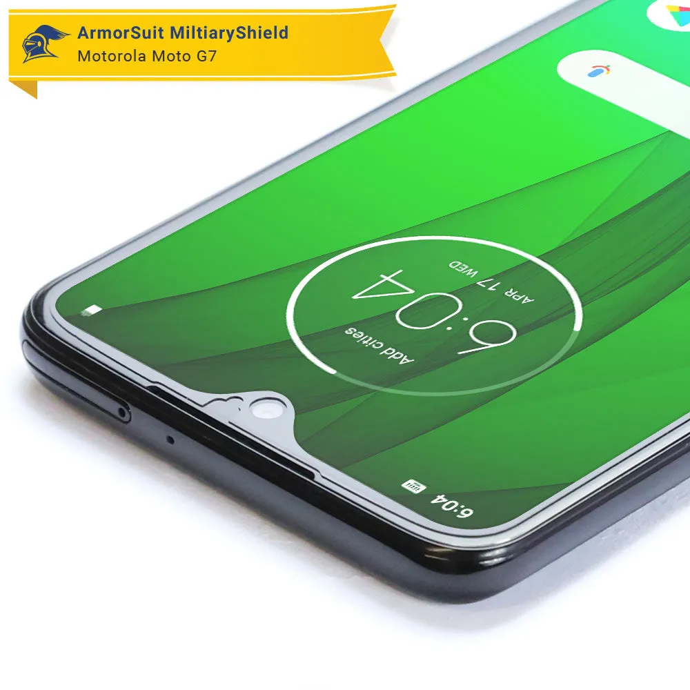 [2 Pack] Motorola Moto G7 Matte Case Friendly Screen Protector