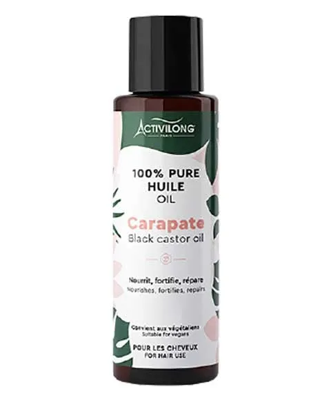 Activilong Carapate Pure Black Castor Oil For Hair Repair 100ml