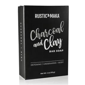 Charcoal and Clay Bar Detox Bar Soap