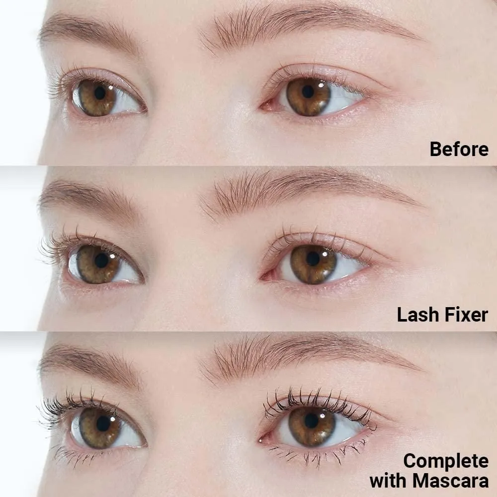 ETUDE Dr. Mascara Fixer For Perfect Lash 01 (Natural Volume Up) | Long-Lasting Smudge-Proof Mascara Fixer with Care Effect | Korean Makeup