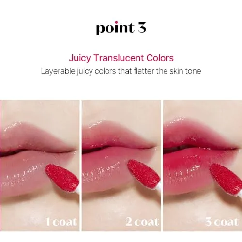 ETUDE Glow Fixing Tint Pure Coral (Glossy)