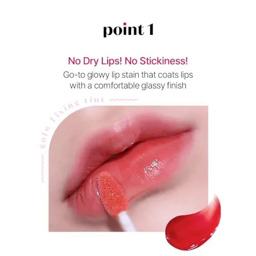 ETUDE Glow Fixing Tint Pure Coral (Glossy)