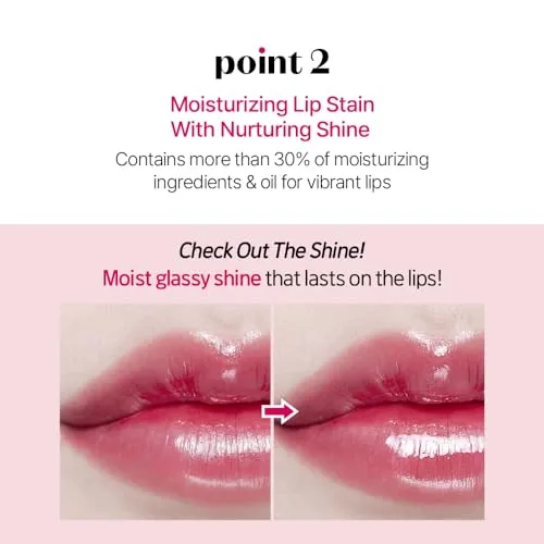 ETUDE Glow Fixing Tint Pure Coral (Glossy)