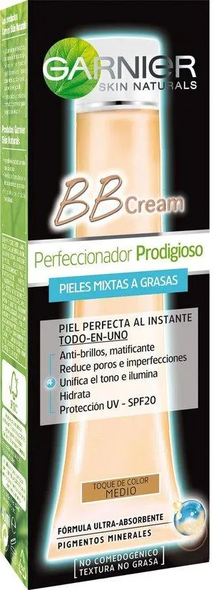 Garnier Skin Natural BB Cream Piel Mixta Grasa
