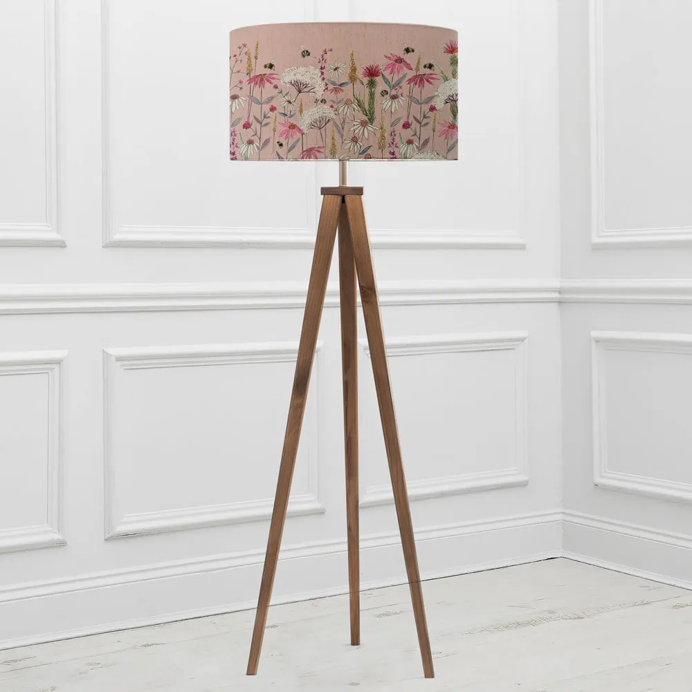 Hermione Eva & Aratus Complete Floor Lamp Nut/Blush