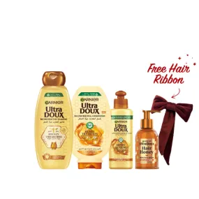 Honey Treasures Shampoo 400 ML   Conditioner 200 ML   Leave-in 200 ML   Serum 115 ML   FREE Ribbon At 15% OFF