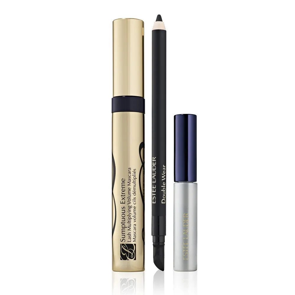 Lash Line Up zestaw tusz do rzęs 8ml   kredka do oczu 1.1g   żel do brwi 5ml