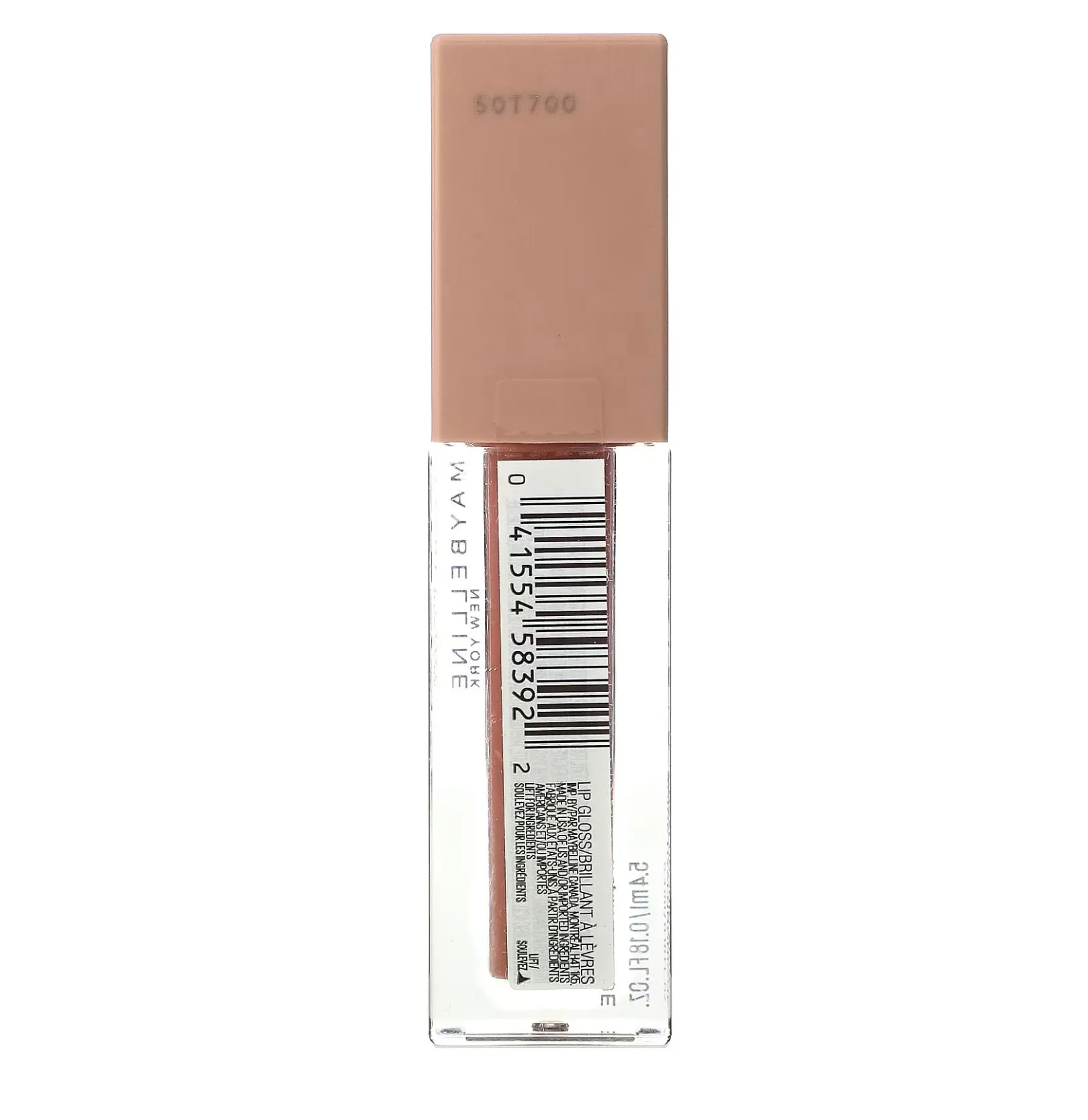 MAYBELLINE LIFTER GLOSS LIP GLOSS MAKEUP WITH HYALURONIC ACID -STONE 008