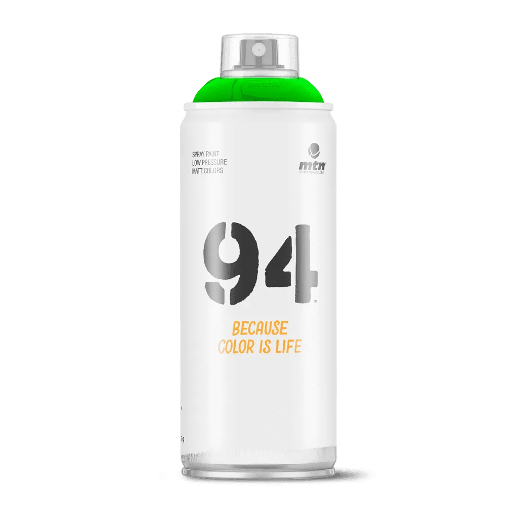 MTN 94 Spray Paint - Fluorescent Green (9RVF Green)