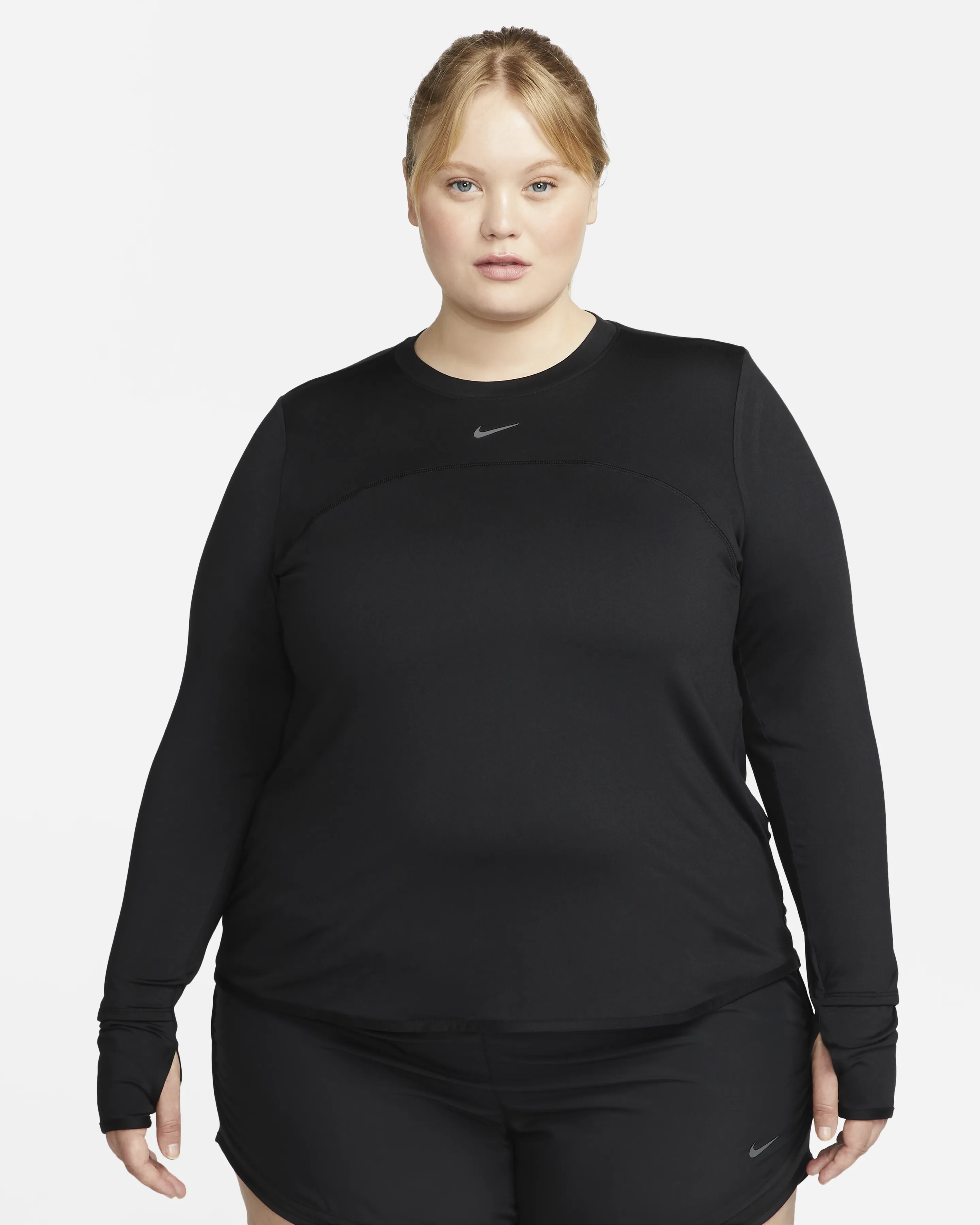 Nike Dri-FIT Swift Element UV-Women's Crew-Neck Running Top (Plus
