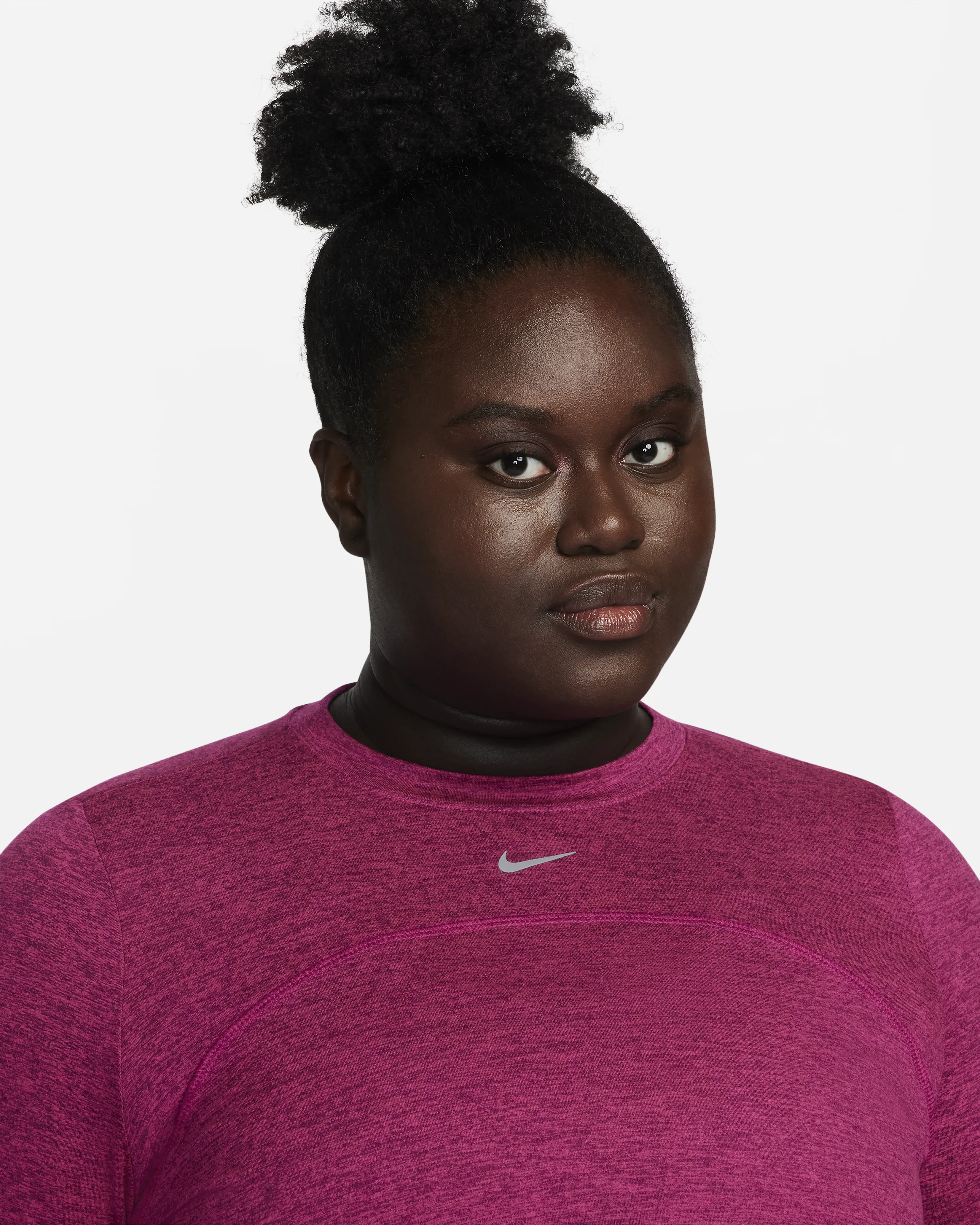 Nike Dri-FIT Swift Element UV-Women's Crew-Neck Running Top (Plus