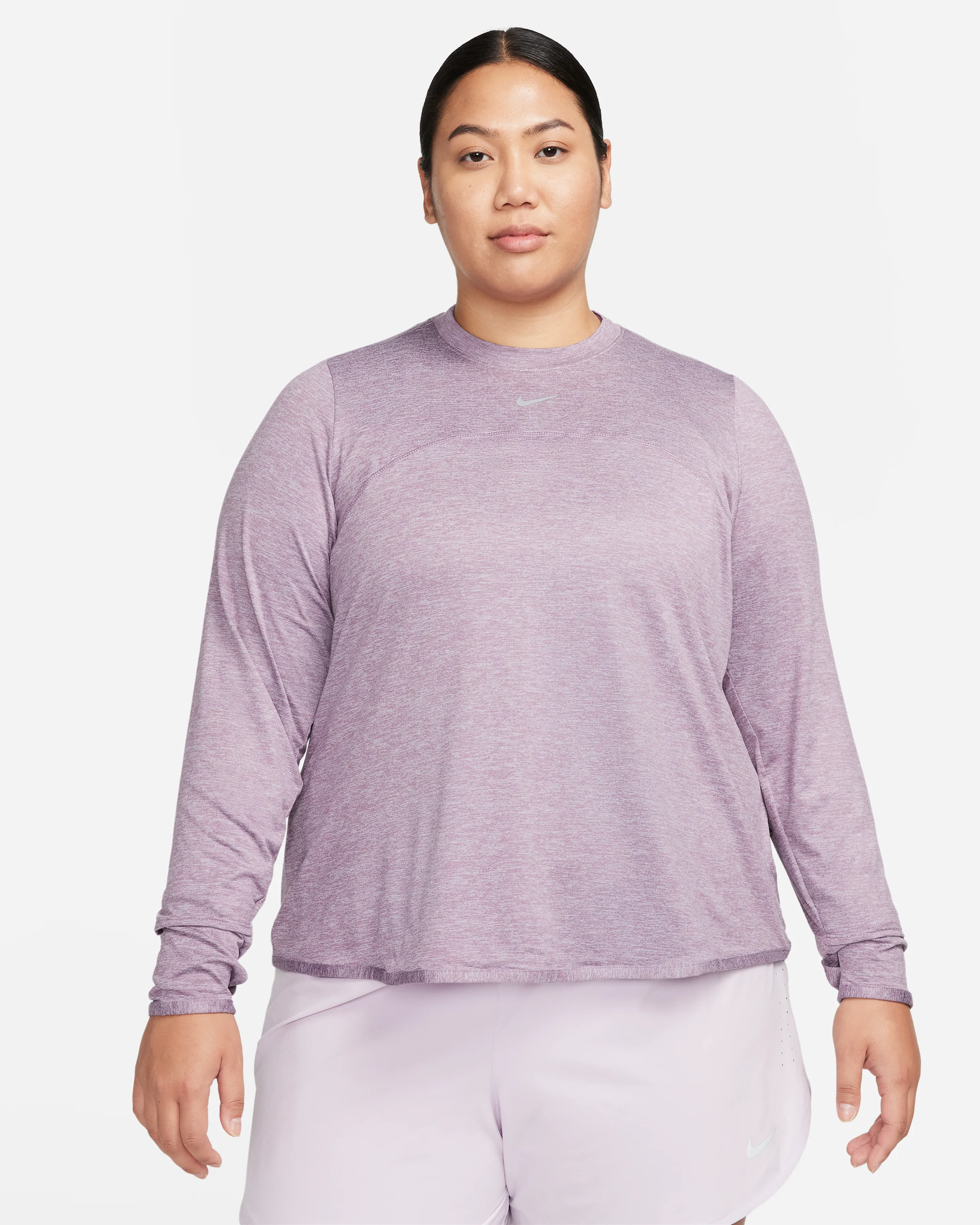 Nike Dri-FIT Swift Element UV-Women's Crew-Neck Running Top (Plus