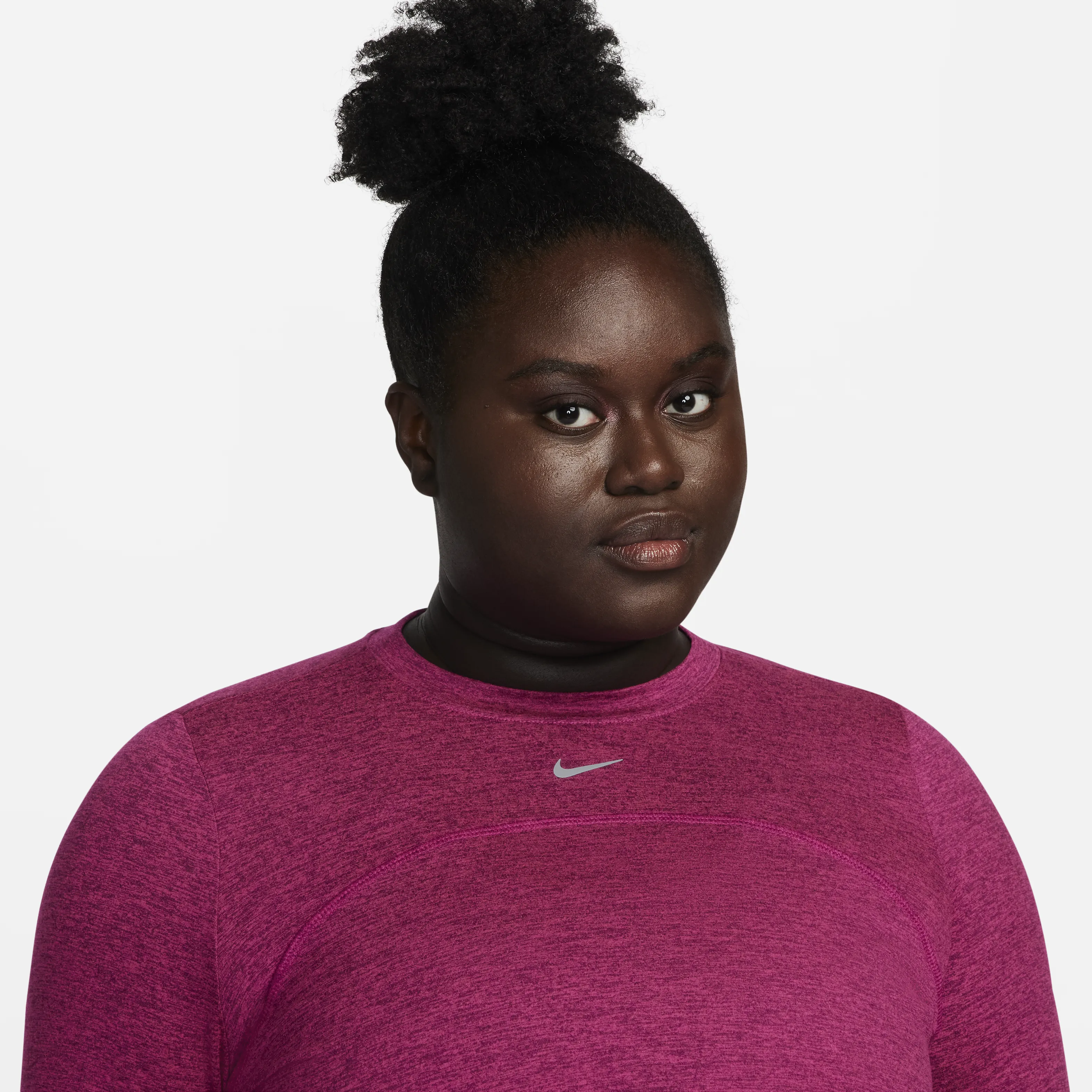 Nike Dri-FIT Swift Element UV-Women's Crew-Neck Running Top (Plus