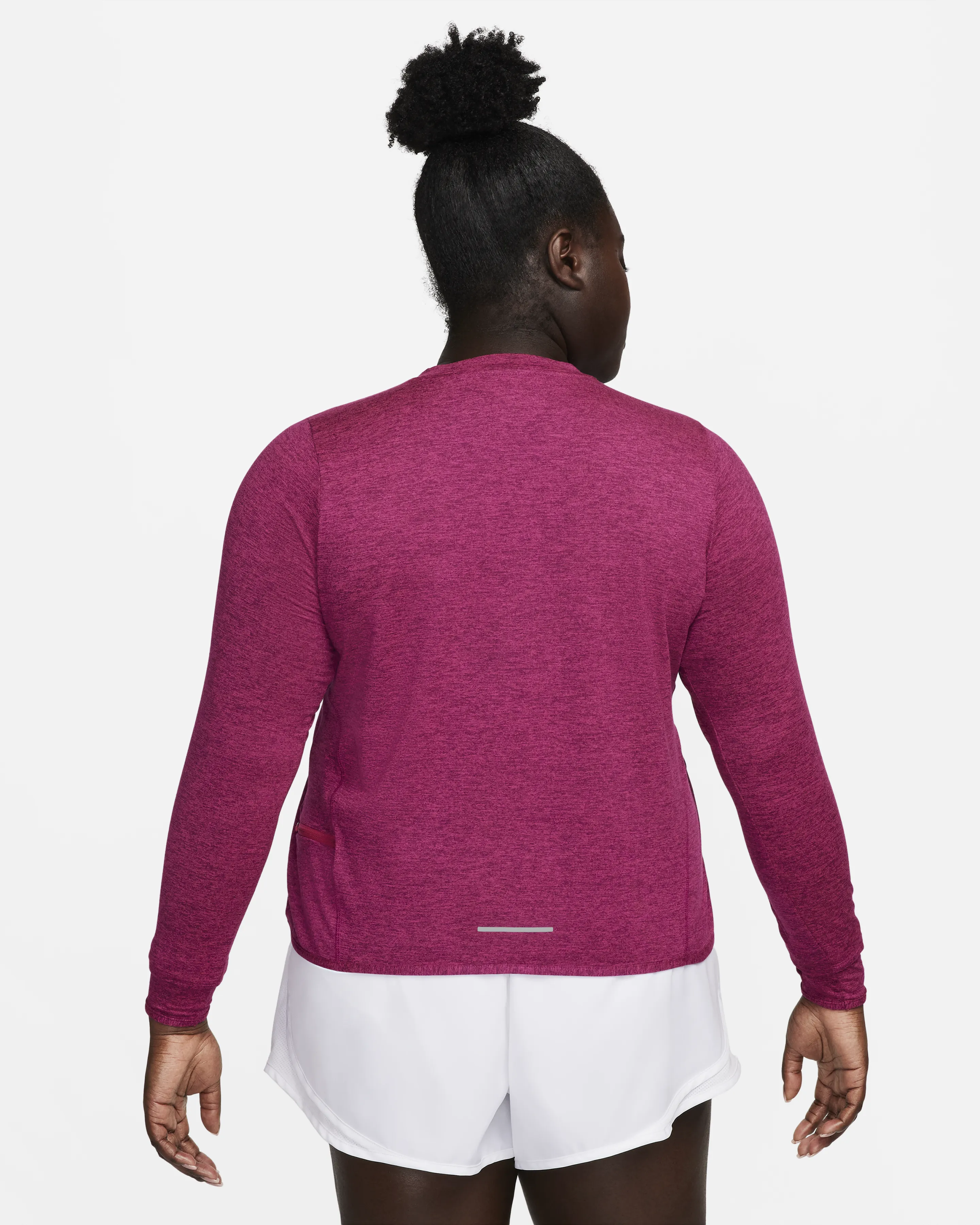 Nike Dri-FIT Swift Element UV-Women's Crew-Neck Running Top (Plus