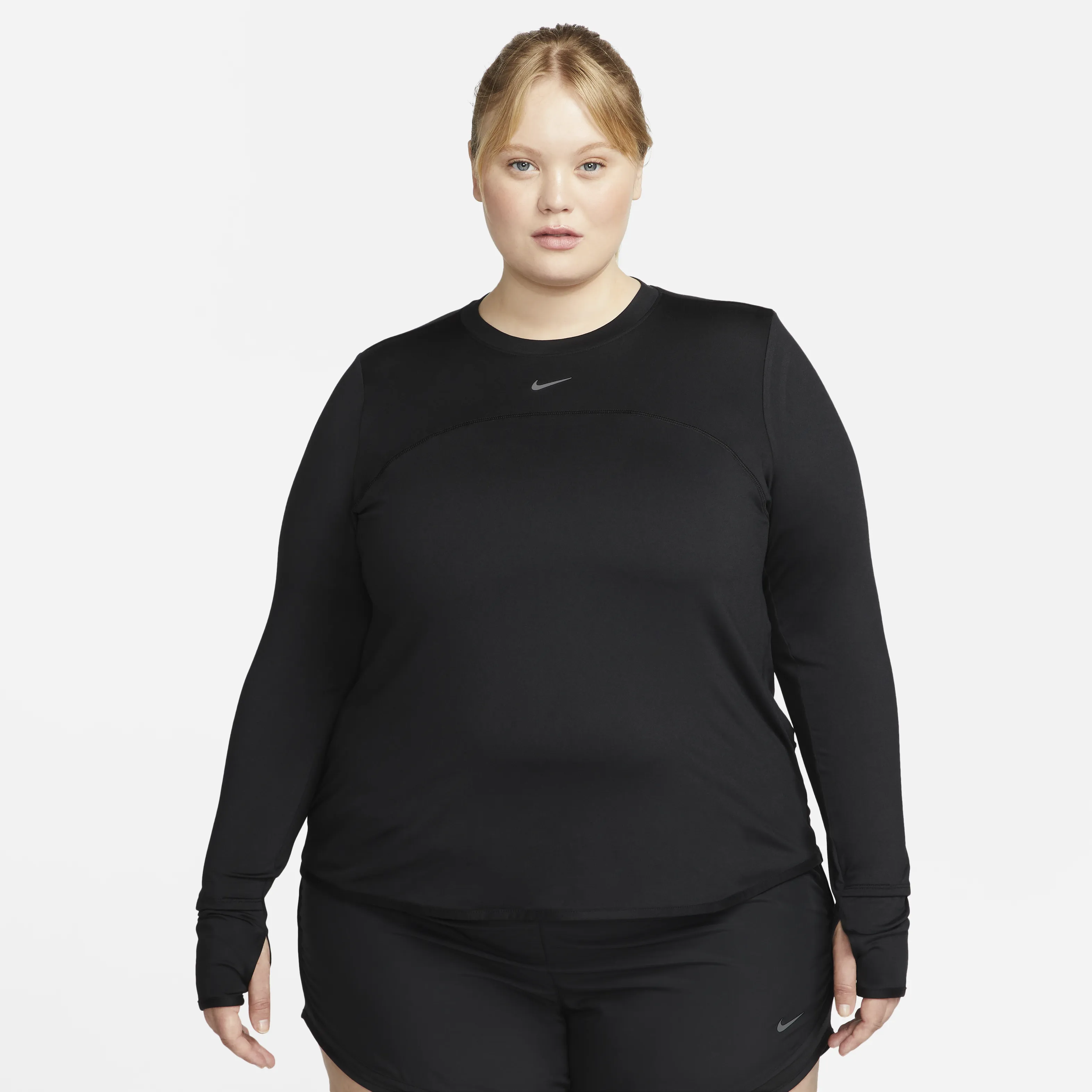Nike Dri-FIT Swift Element UV-Women's Crew-Neck Running Top (Plus