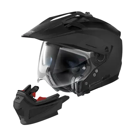 Nolan N70-2 Adventure Classic Flat Black Motorcycle Helmet