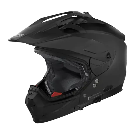 Nolan N70-2 Adventure Classic Flat Black Motorcycle Helmet