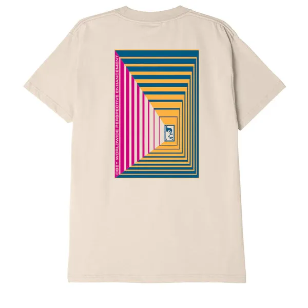 Obey OP Perspective T-Shirt - Cream