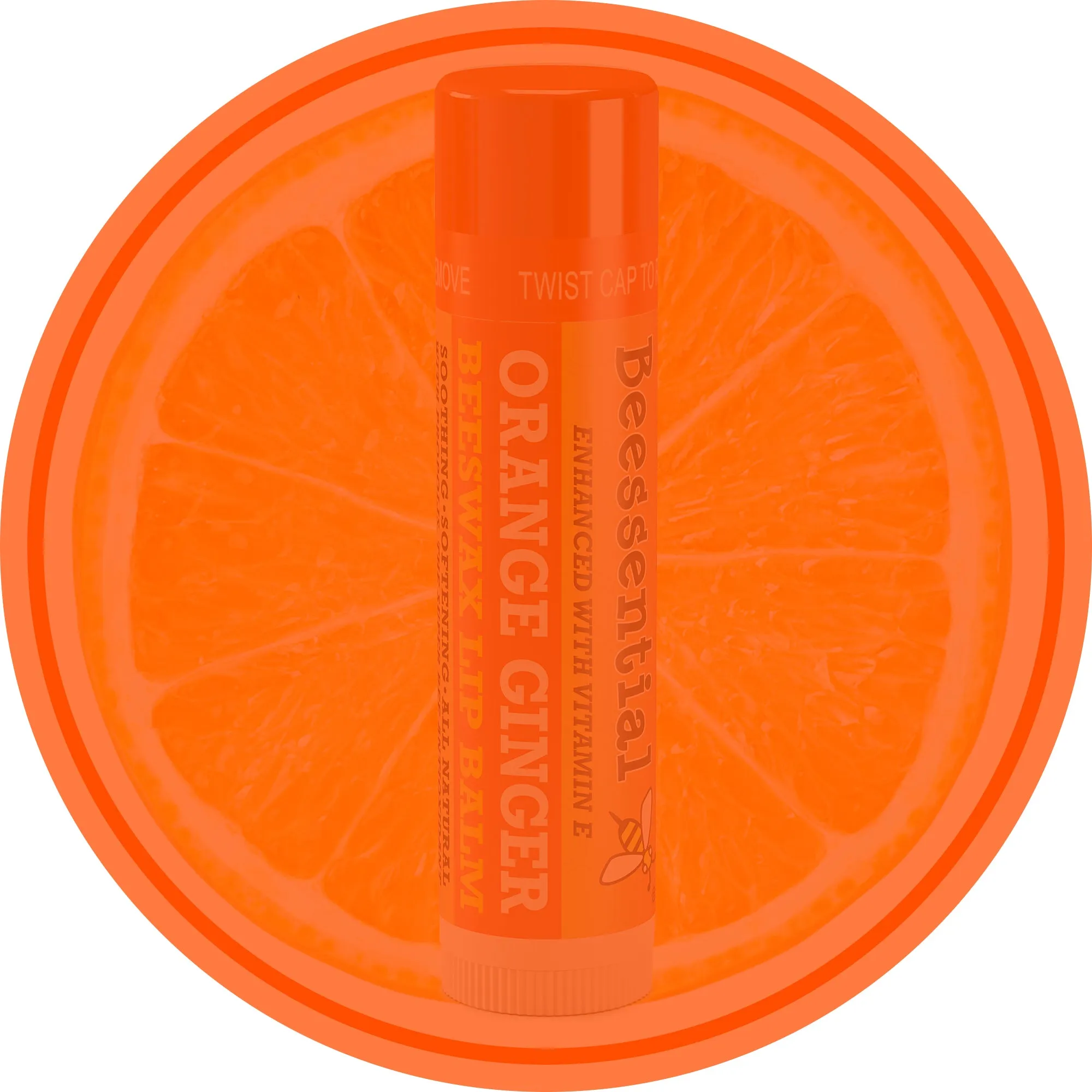 Orange Ginger Lip Balm