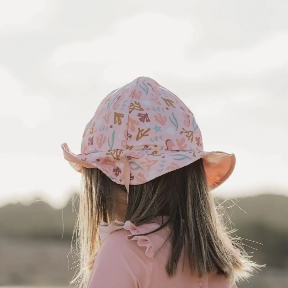 Reversible Sun Hat Starfish Pink / Ocean Dreams Pink