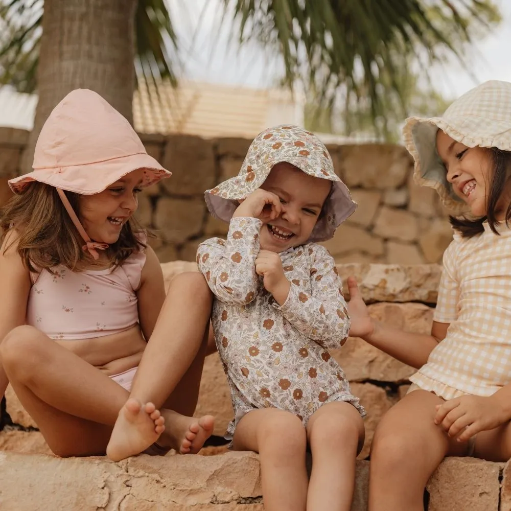 Reversible Sun Hat Starfish Pink / Ocean Dreams Pink