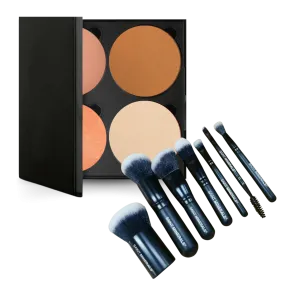 Saint Minerals Quad Pack   Travel Brush Set