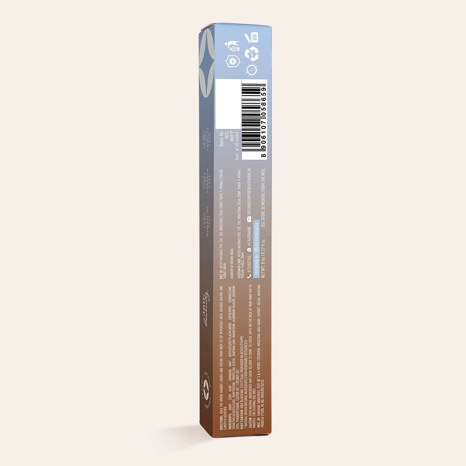 Serum-infused Volume Boost Mascara with Castor Oil and Coconut Oil : 8 ml