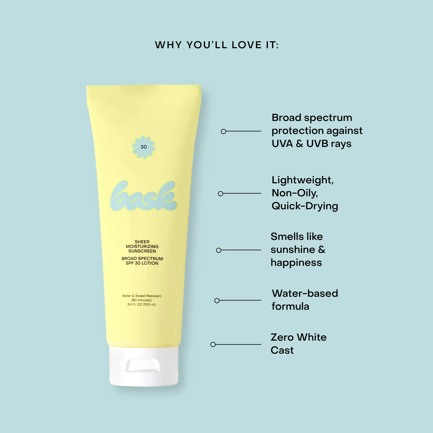 SPF 30 Lotion by Bask Suncare