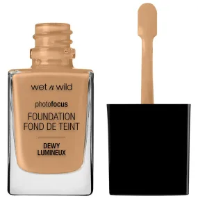 WET N WILD - Photo Focus Dewy Foundation Amber Beige - 0.95 oz (28 ml)