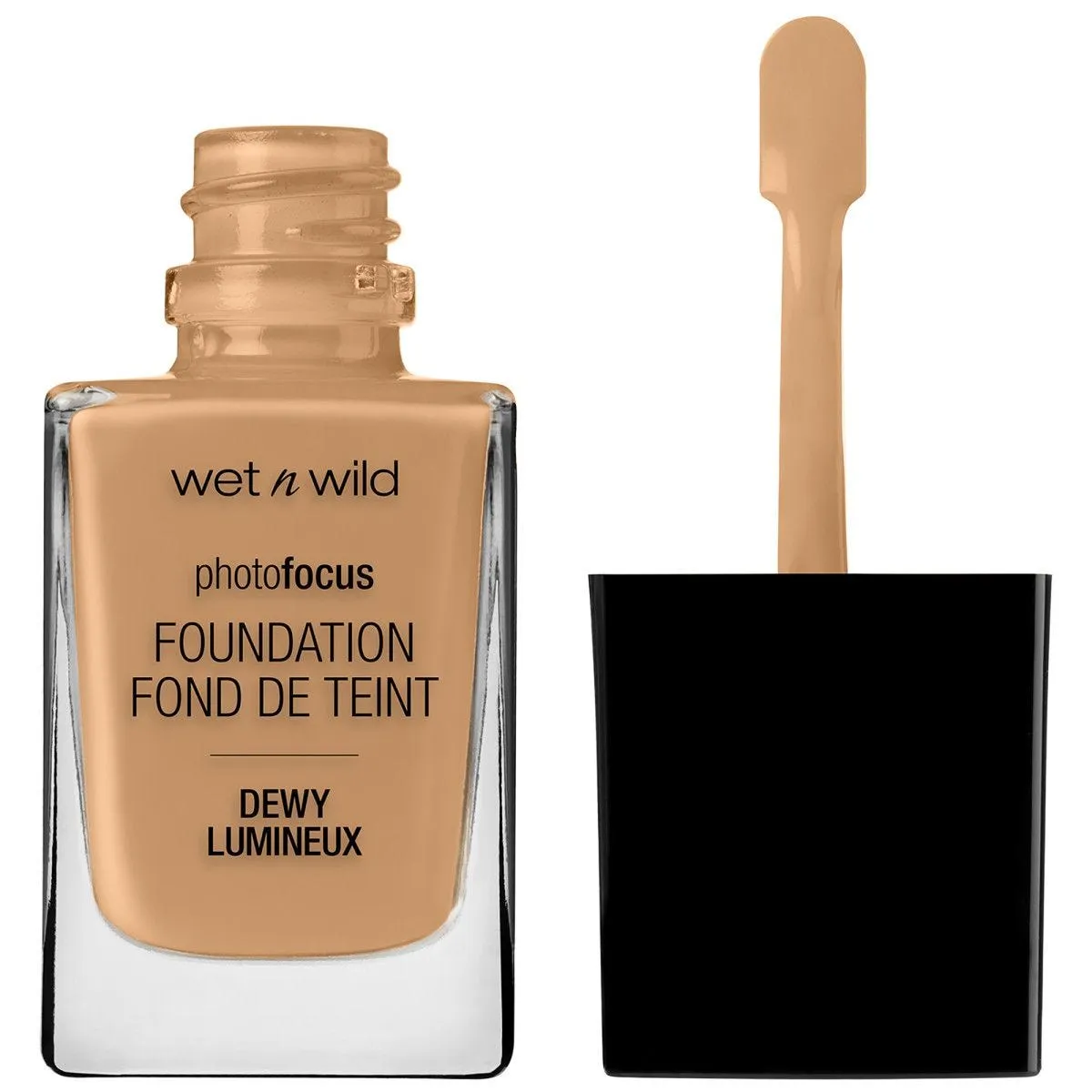 WET N WILD - Photo Focus Dewy Foundation Amber Beige - 0.95 oz (28 ml)