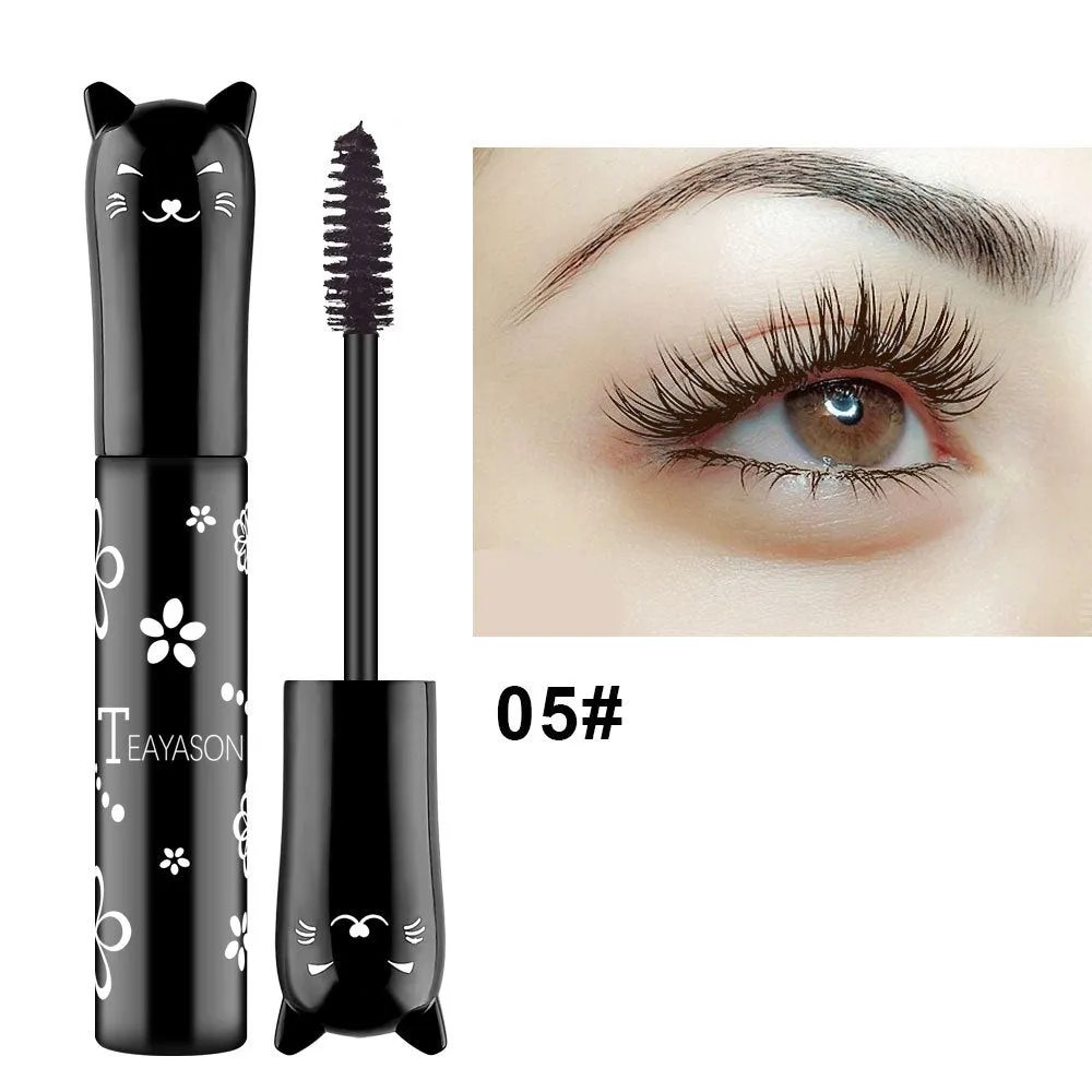 Wholesale color blue purple pink white purple royal blue coffee is not easy to smudge mascara JDC-MA-XuQ001