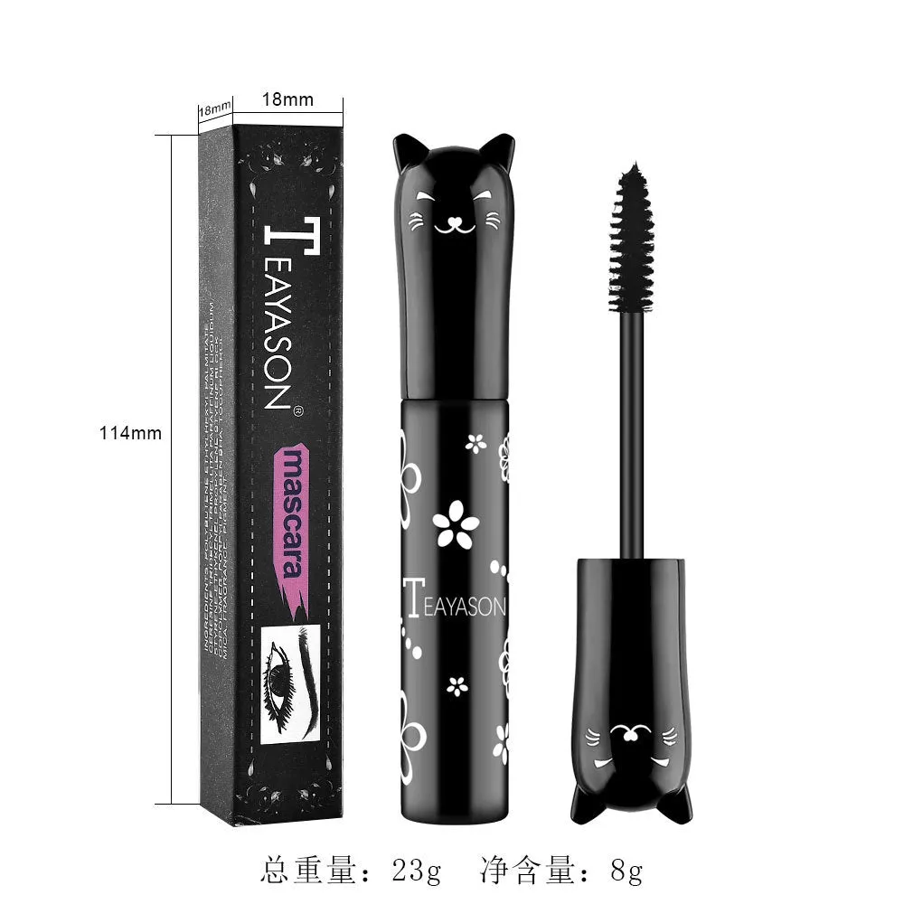 Wholesale color blue purple pink white purple royal blue coffee is not easy to smudge mascara JDC-MA-XuQ001