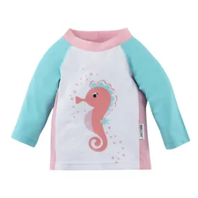 Zoocchini-UPF50  Baby Rashguard - Seahorse